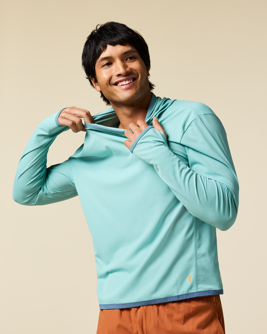 Sombra Sun Hoodie - Men's - Tide Pool - US 3607