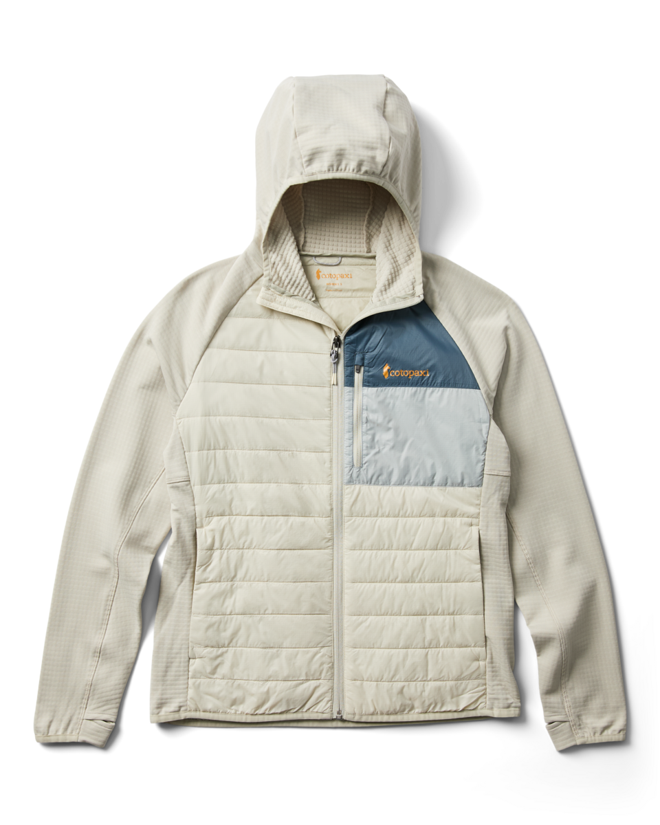 Acodo Hybrid Hooded Jacket - Women's - Chalk/Mineral - US 2715
