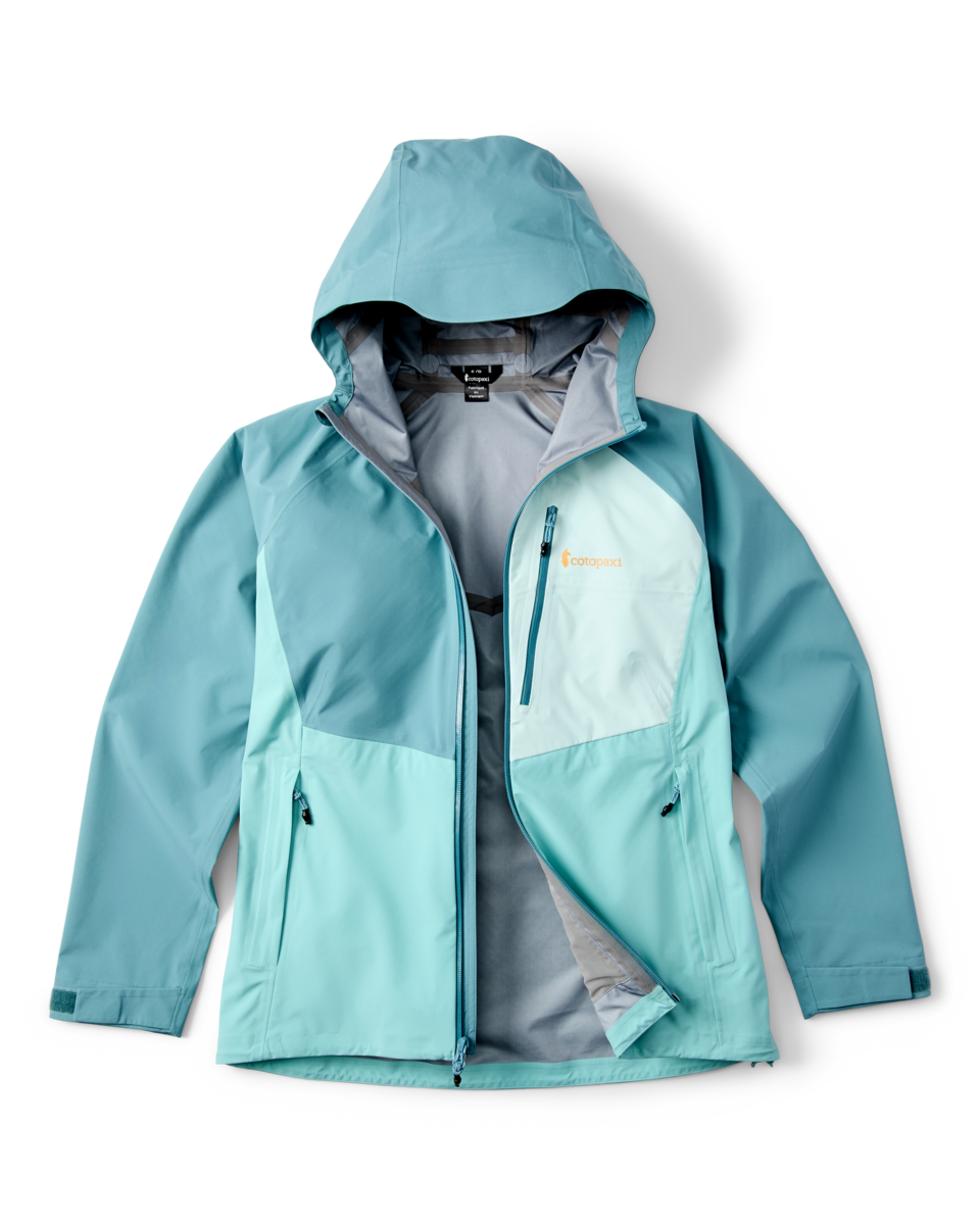 Impermeo 3L Hooded Shell Jacket - Women's - Everglade/Tide Pool - US 3041