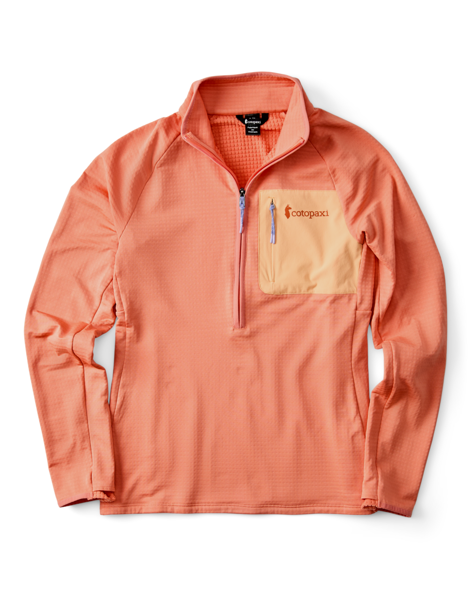 Otero Fleece Half-Zip Pullover - Women's - Grapefruit - US 9034