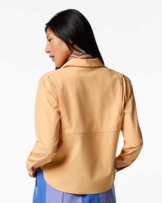 Solta Long-Sleeve Sun Shirt - Women's - Cantaloupe - US 7445
