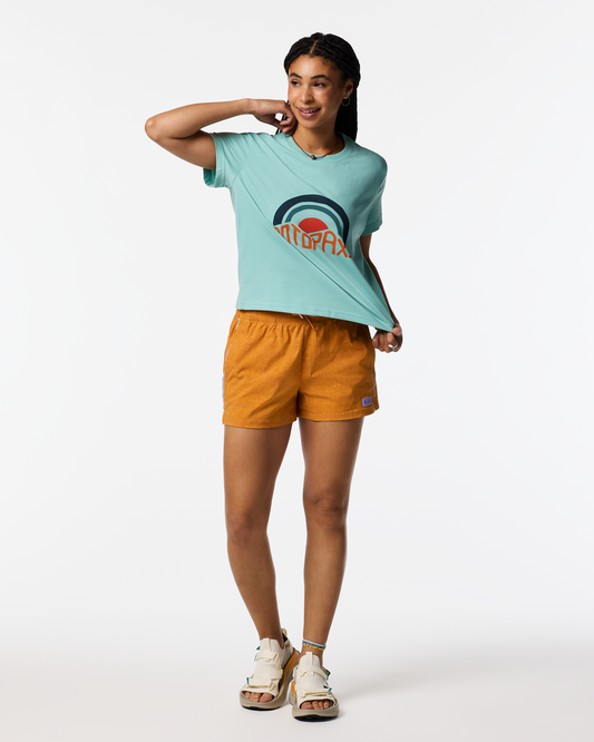 Sunset Embers T-Shirt - Women's - Tide Pool - US 5853