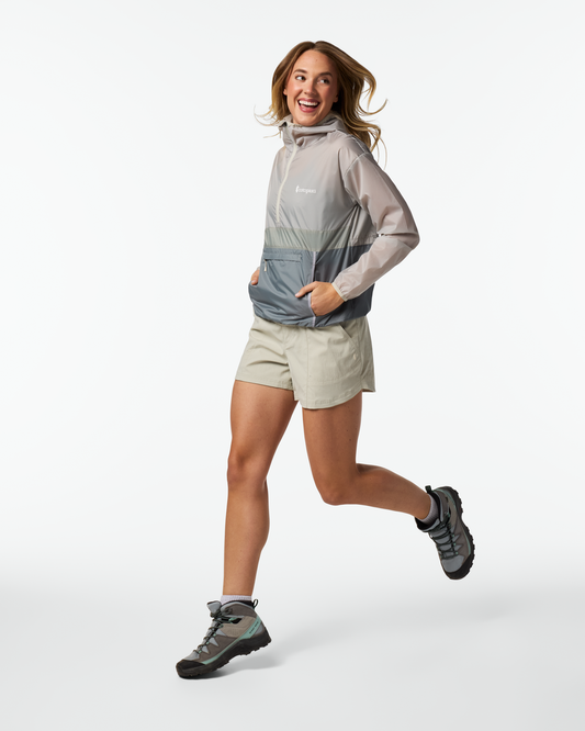 Teca Half-Zip Windbreaker - Women's - Looks Like Rain - US 3844