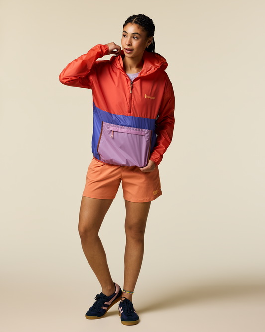 Teca Half-Zip Windbreaker - Women's - Smell the Begonias - US 5113