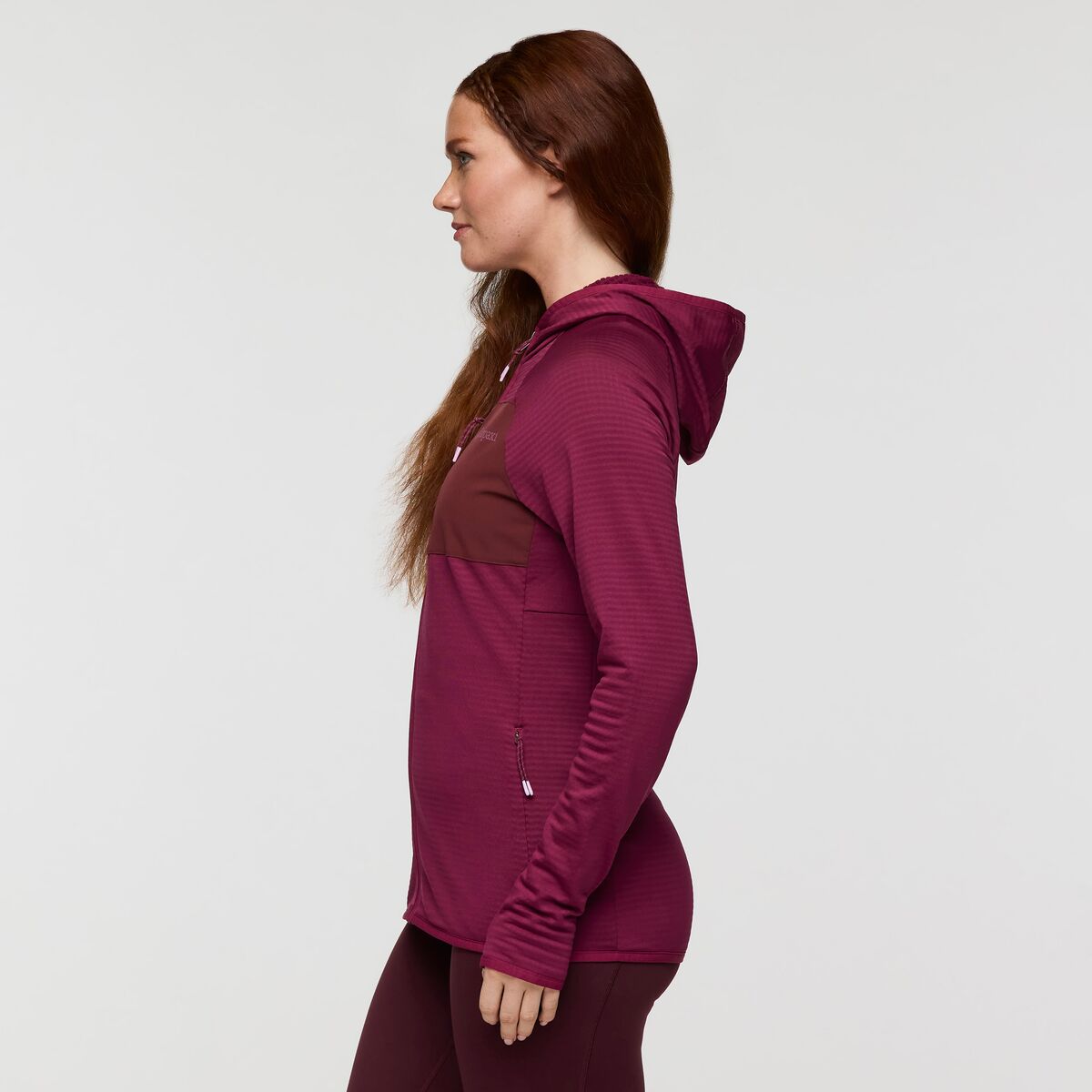 Otero Fleece Full-Zip Hooded Jacket - Women's - Blue Smoke - US 6079