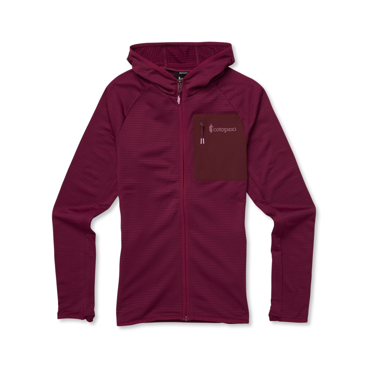 Otero Fleece Full-Zip Hooded Jacket - Women's - Blue Smoke - US 6079