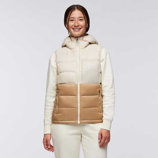 Fuego Max Down Vest - Women's - Cream/Khaki - US 9514