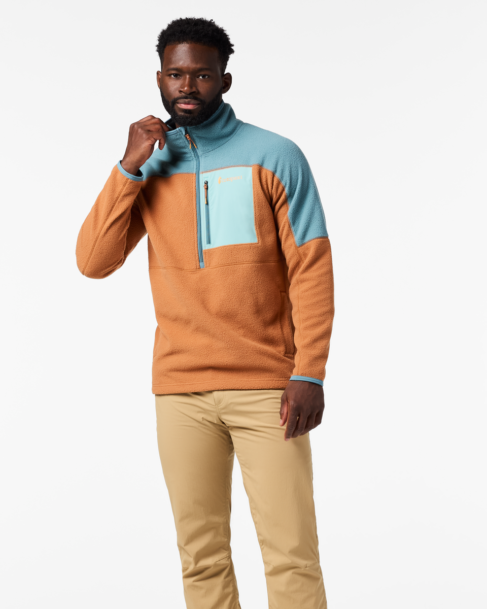 Abrazo Fleece Half-Zip Jacket - Men's - Everglade/Whiskey - US 5904