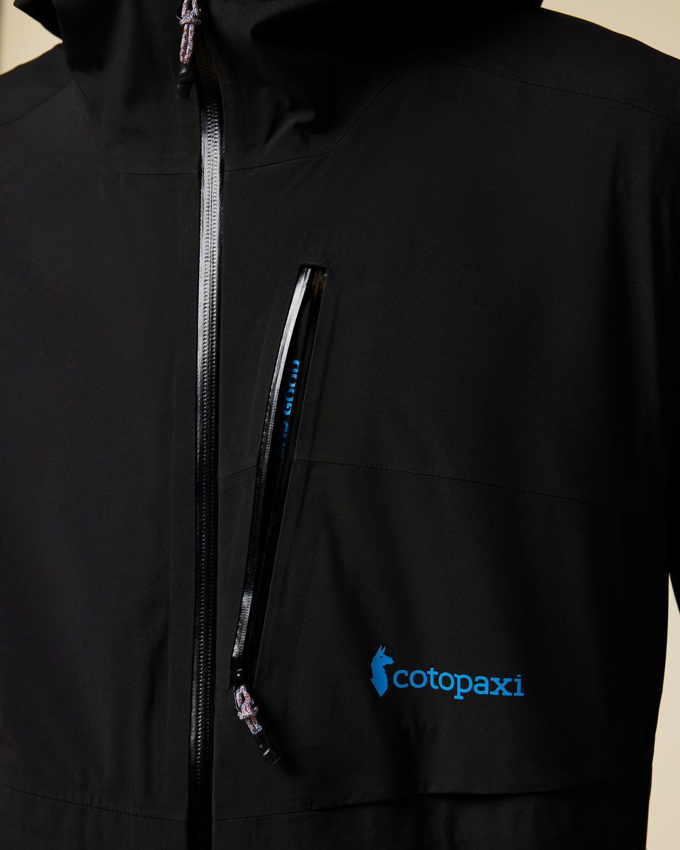 Impermeo 3L Hooded Shell Jacket - Men's - Cotopaxi Black - US 4411