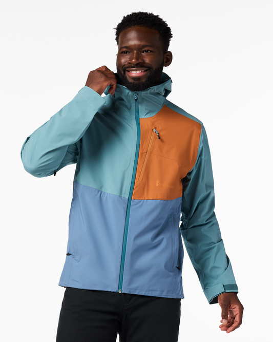 Impermeo 3L Hooded Shell Jacket - Men's - Everglade/Steel Blue - US 4222