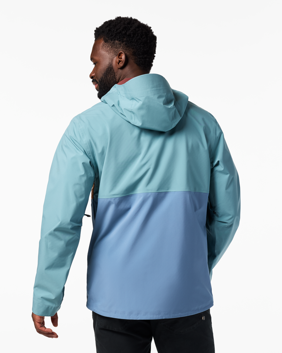 Impermeo 3L Hooded Shell Jacket - Men's - Everglade/Steel Blue - US 4222