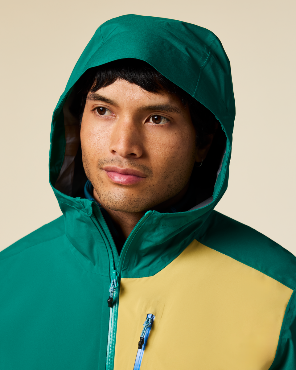 Impermeo 3L Hooded Shell Jacket - Men's - Malachite - US 5101