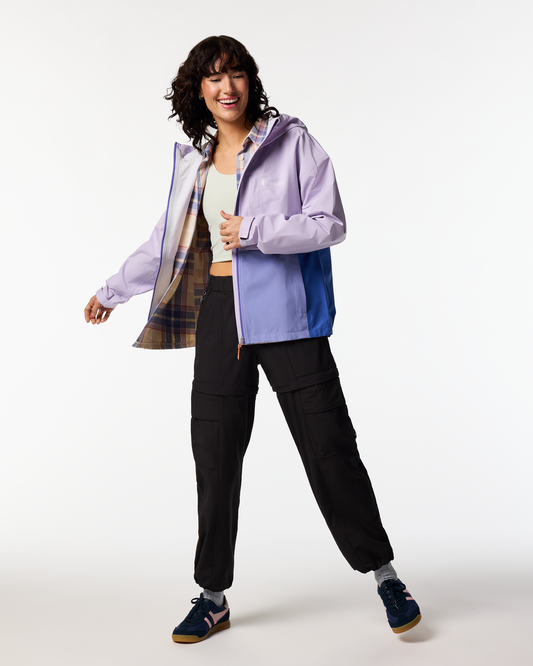Cielo Rain Jacket - Women's - Moonbeam/Aster - US 3983