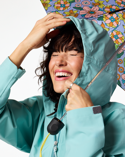 Cielo Rain Jacket - Women's - Tide Pool/Surf - US 3561