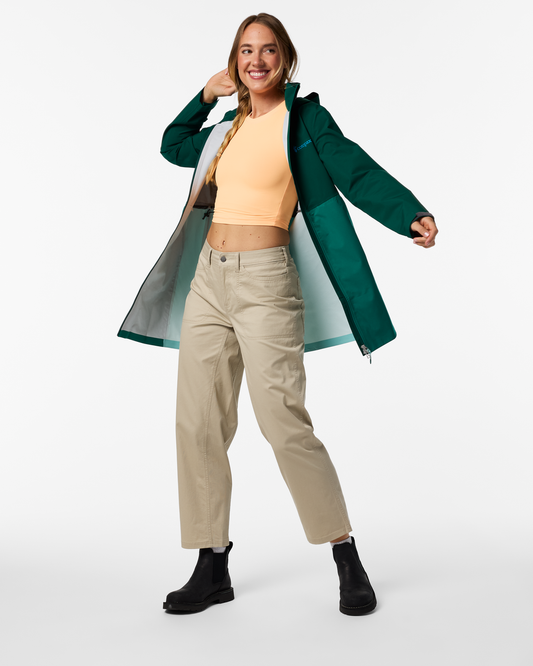 Cielo Rain Trench - Women's - Kale/Malachite - US 4549