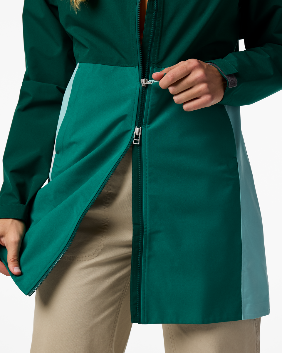 Cielo Rain Trench - Women's - Kale/Malachite - US 4549