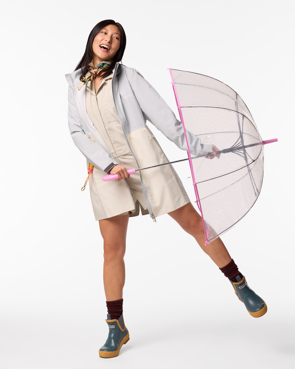 Cielo Rain Trench - Women's - Vapor/Chalk - US 6808