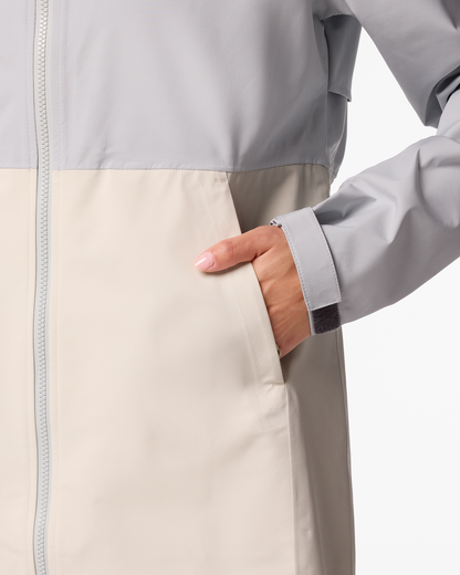 Cielo Rain Trench - Women's - Vapor/Chalk - US 6808