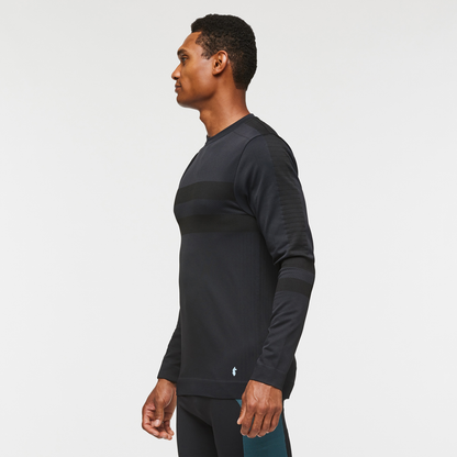 Debajo Seamless Baselayer Crew - Men's - Cotopaxi Black - US 6139