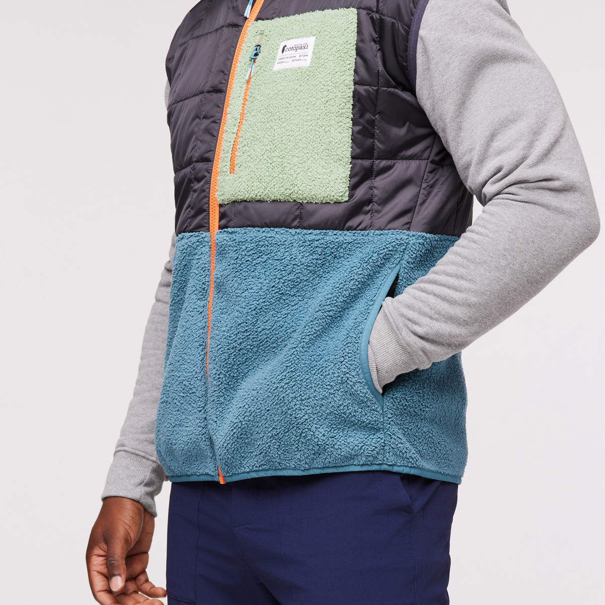 Trico Hybrid Vest - Men's - Graphite/Blue Spruce - US 3055