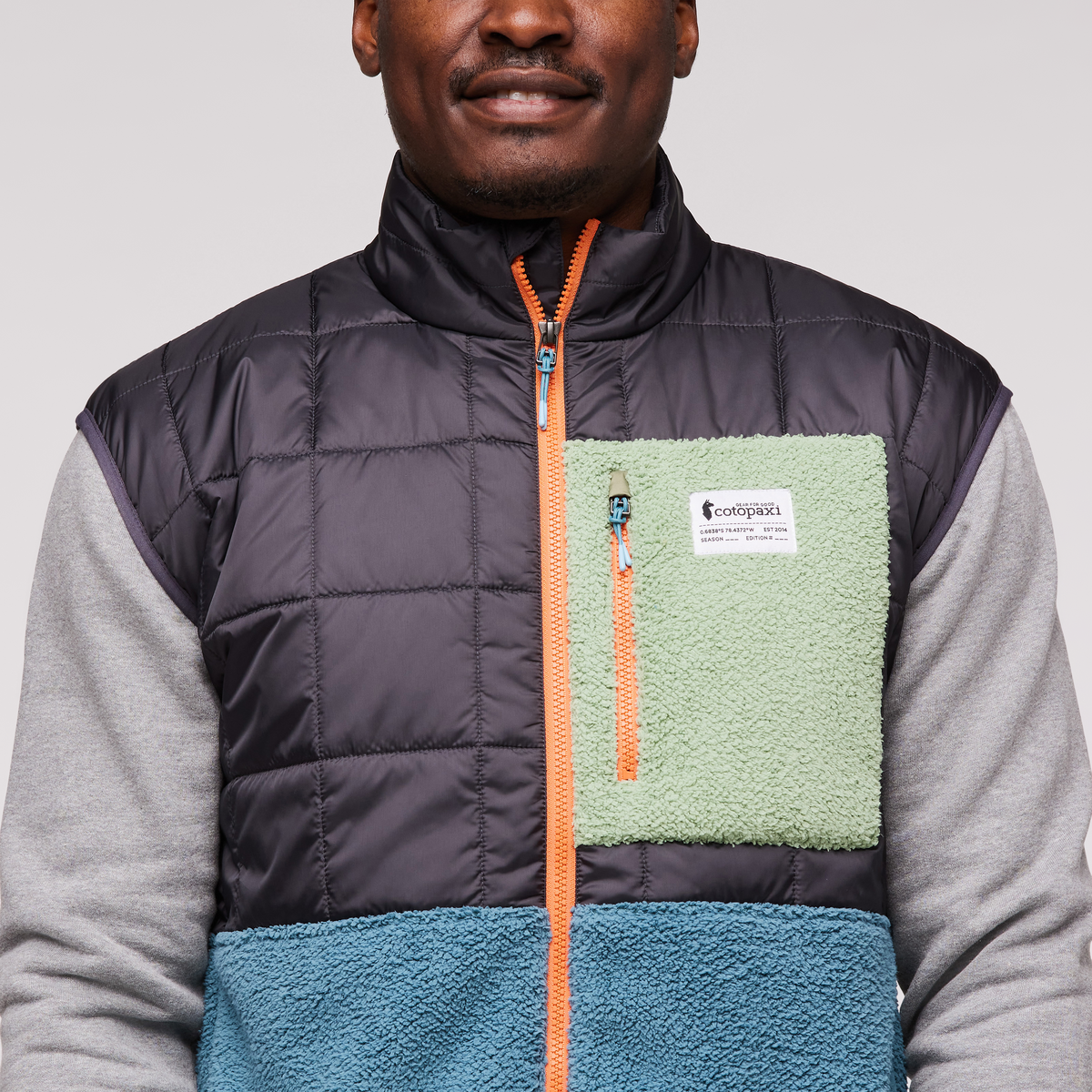 Trico Hybrid Vest - Men's - Graphite/Blue Spruce - US 3055