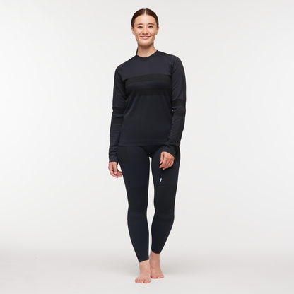 Debajo Seamless Baselayer Crew - Women's - Cotopaxi Black - US 6420