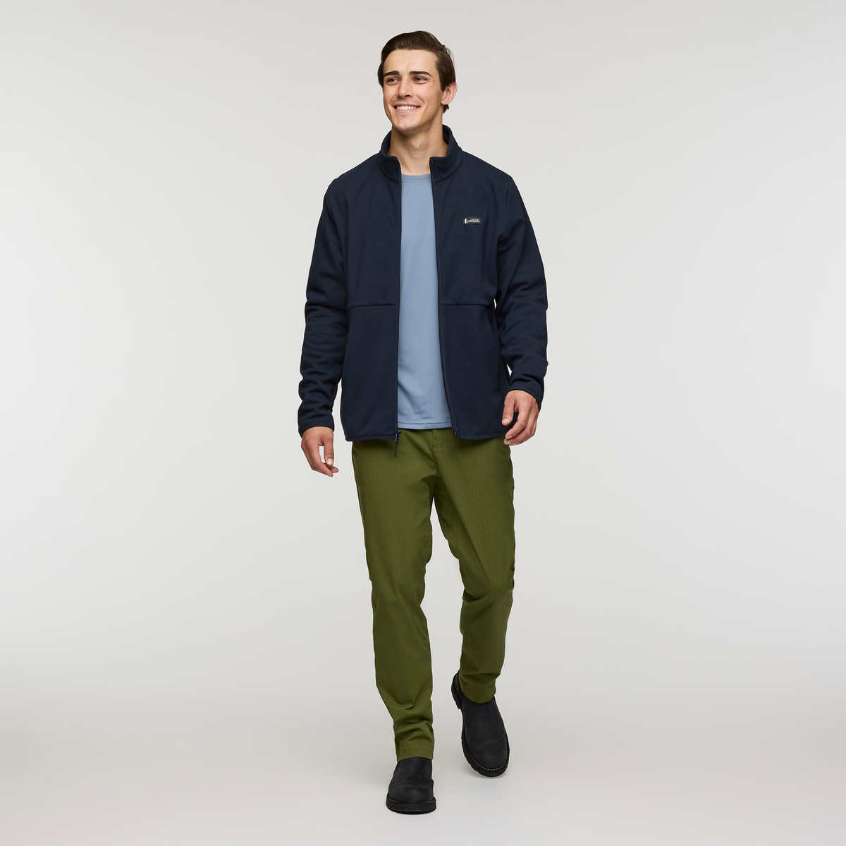 Envo Fleece Full-Zip Jacket - Men's - Heather Carbon - US 2244