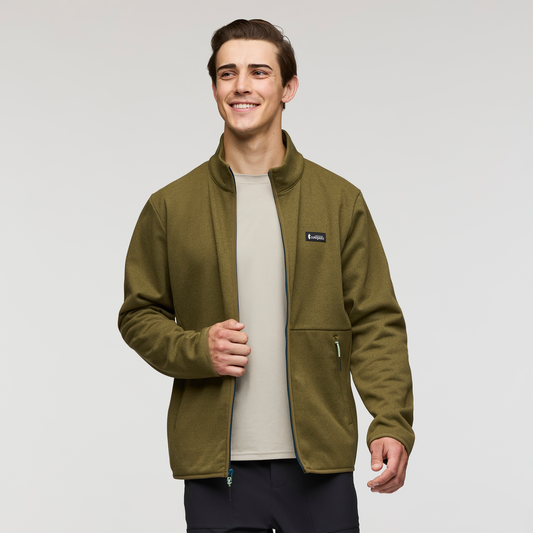 Envo Fleece Full-Zip Jacket - Men's - Heather Live Oak - US 7852