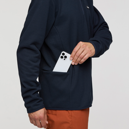 Envo Fleece Quarter-Zip Pullover - Men's - Heather Carbon - US 1730