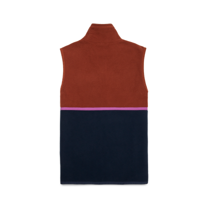 Amado Fleece Vest - Women's - Rusty/Carbon - US 5557