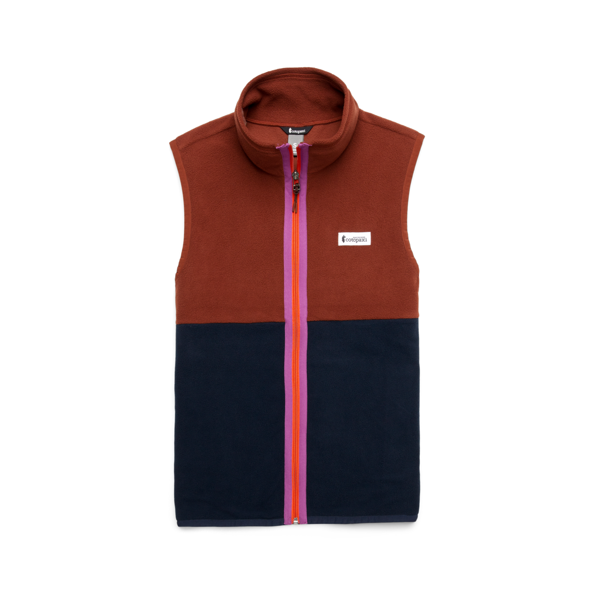 Amado Fleece Vest - Women's - Rusty/Carbon - US 5557