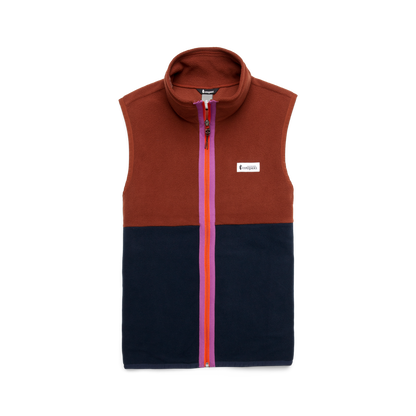 Amado Fleece Vest - Women's - Rusty/Carbon - US 5557