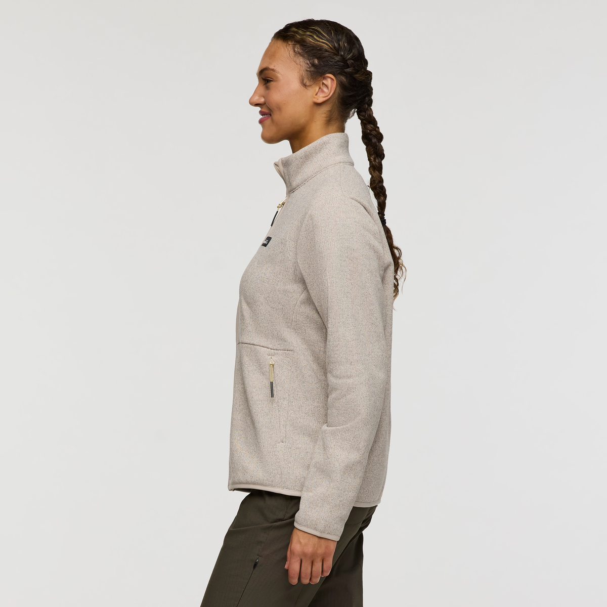Envo Fleece Full-Zip Jacket - Women's - Heather Cream - US 9101