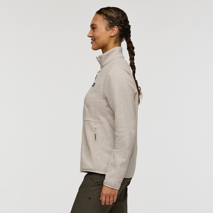 Envo Fleece Full-Zip Jacket - Women's - Heather Cream - US 9101