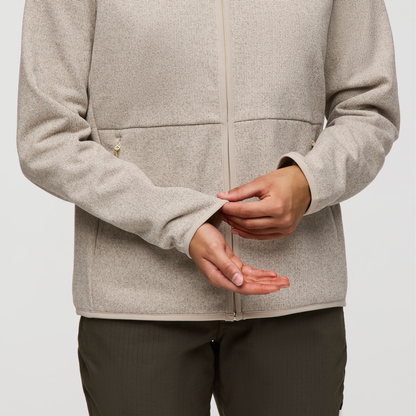 Envo Fleece Full-Zip Jacket - Women's - Heather Cream - US 9101