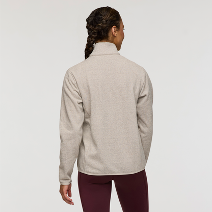 Envo Fleece Quarter-Zip Pullover - Women's - Heather Cream - US 5239