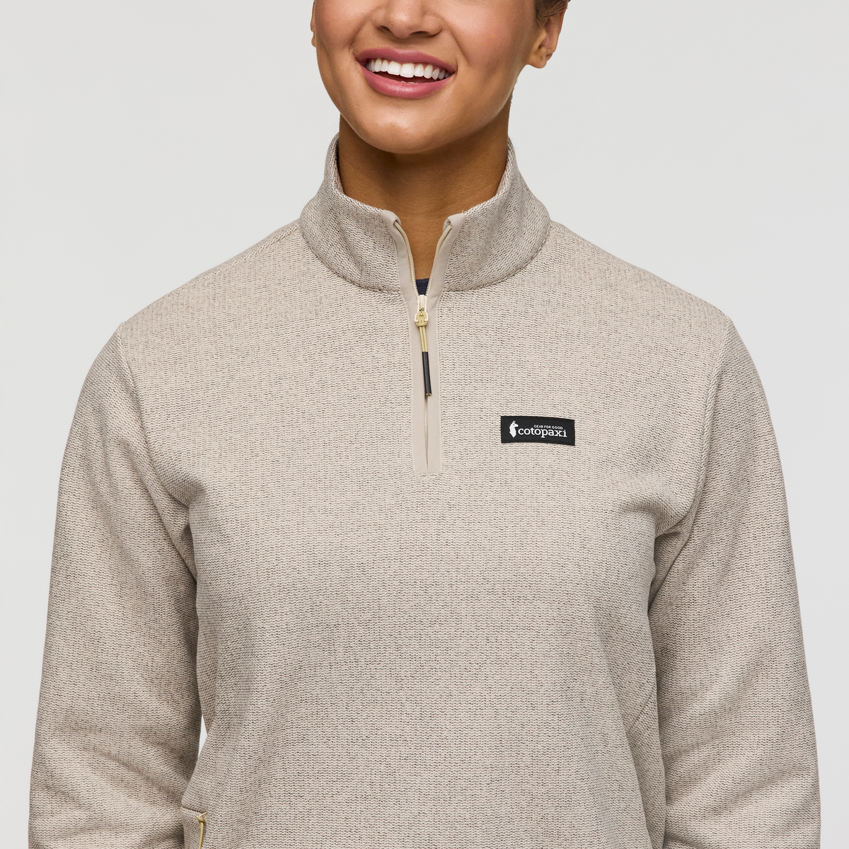 Envo Fleece Quarter-Zip Pullover - Women's - Heather Cream - US 5239