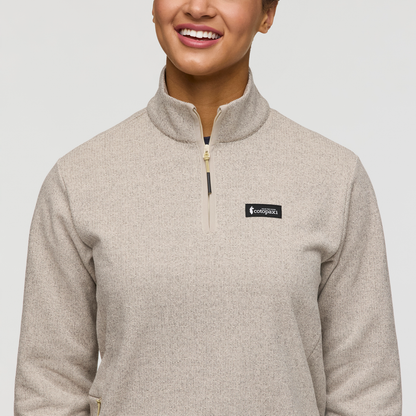 Envo Fleece Quarter-Zip Pullover - Women's - Heather Cream - US 5239