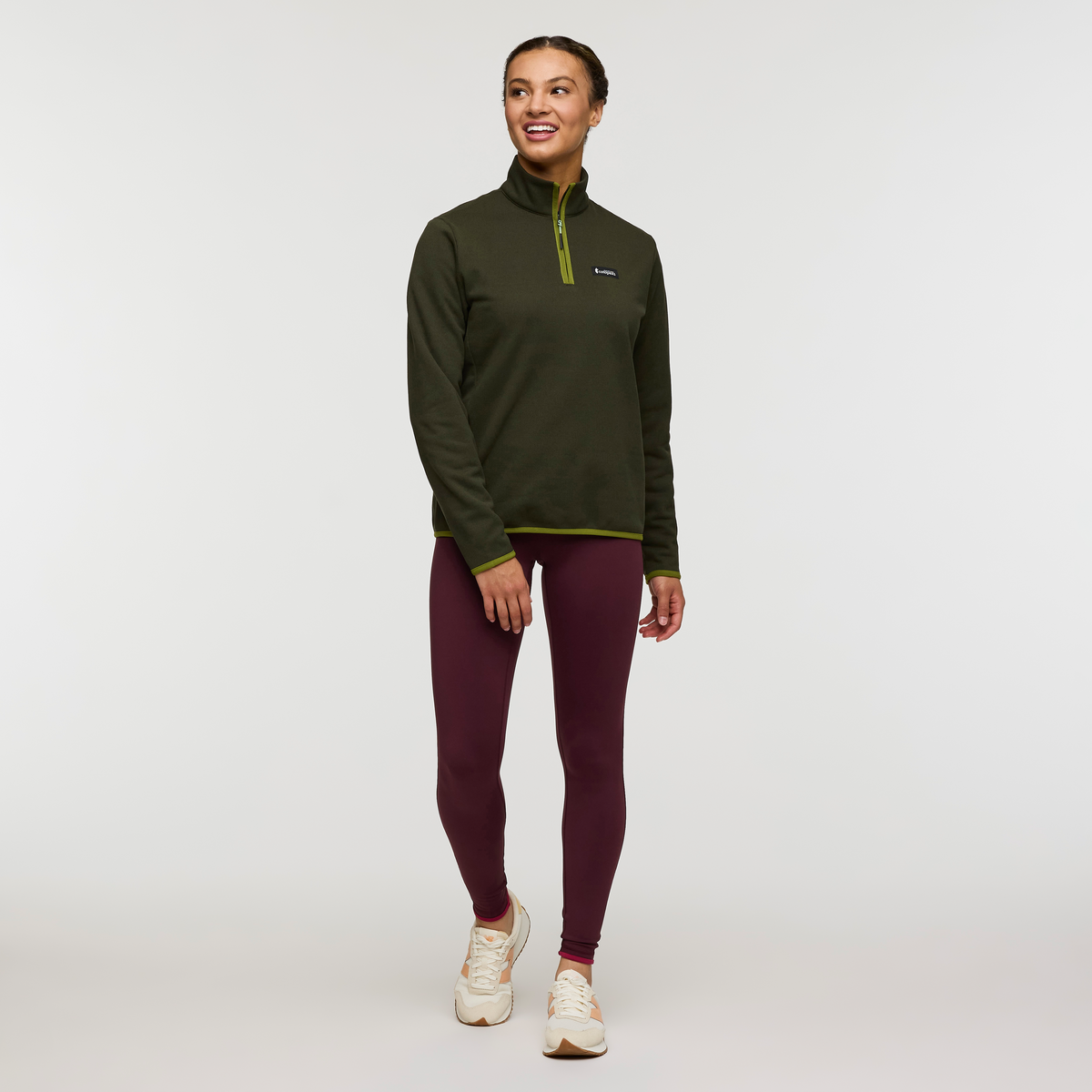 Envo Fleece Quarter-Zip Pullover - Women's - Heather Woods - US 5078