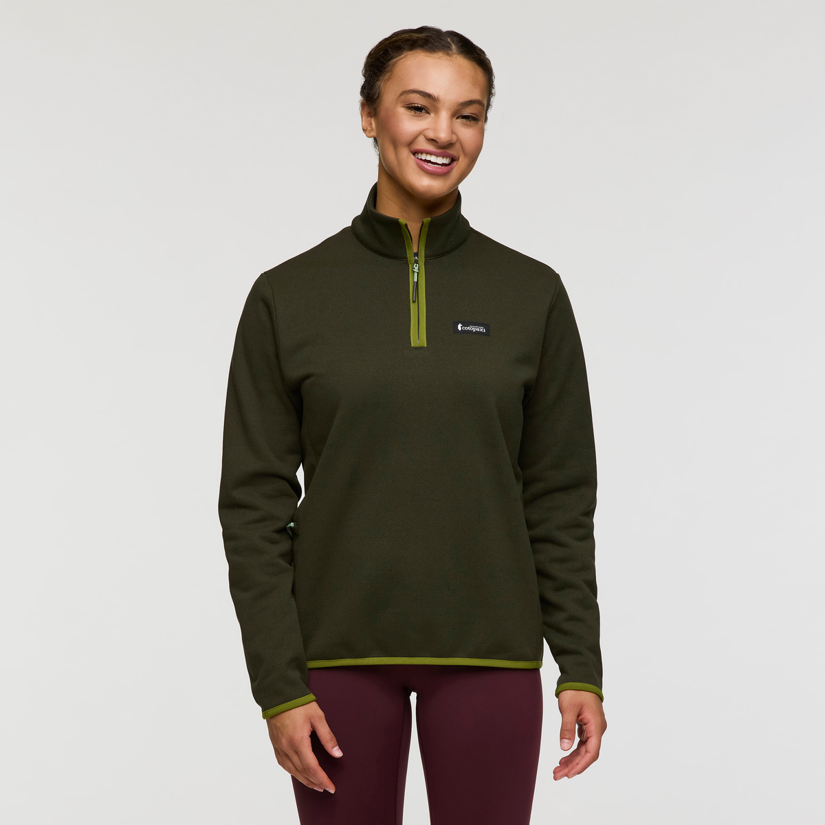 Envo Fleece Quarter-Zip Pullover - Women's - Heather Woods - US 5078