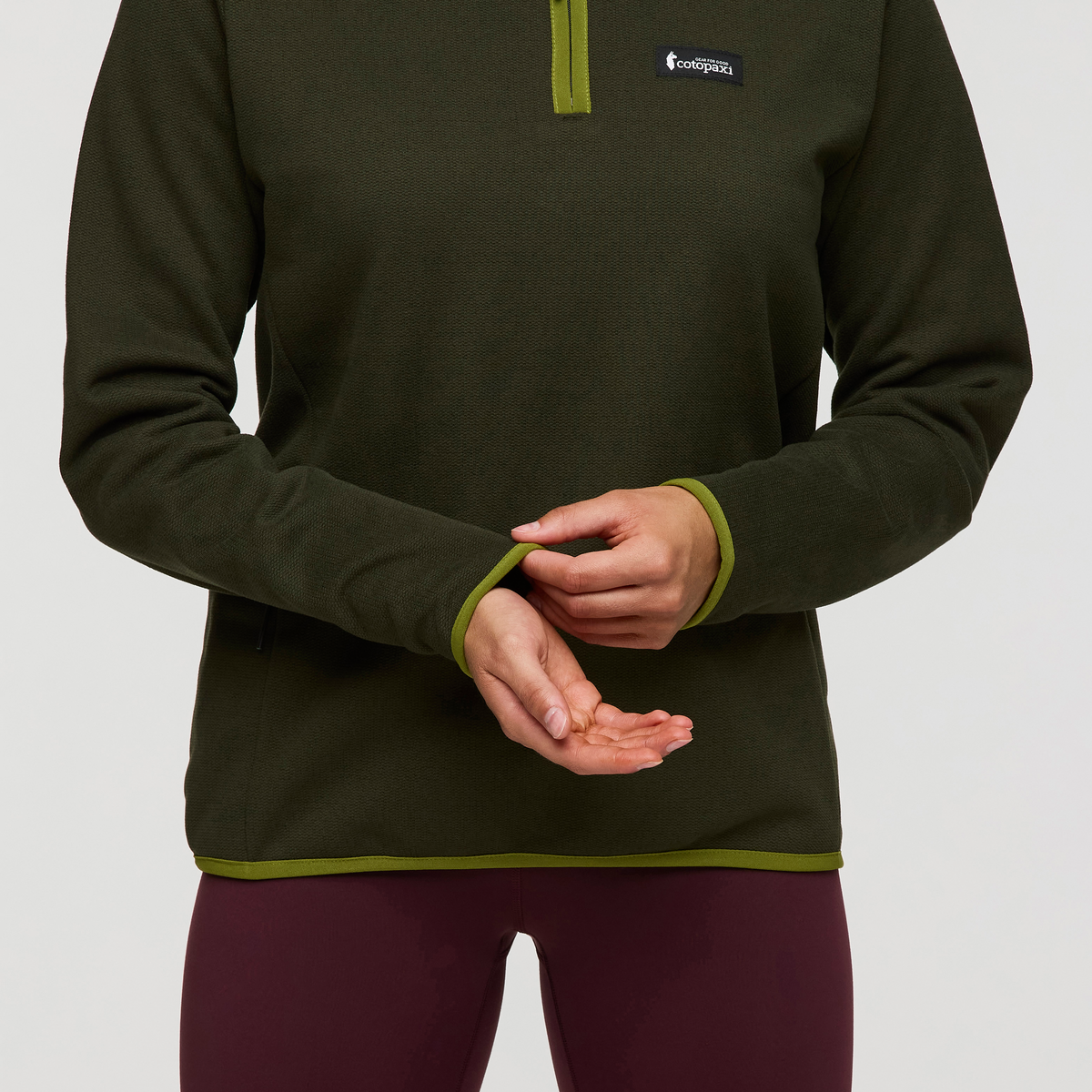 Envo Fleece Quarter-Zip Pullover - Women's - Heather Woods - US 5078