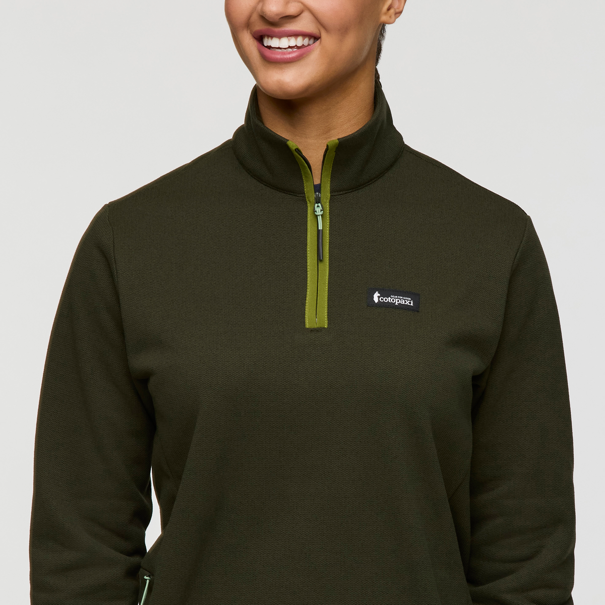 Envo Fleece Quarter-Zip Pullover - Women's - Heather Woods - US 5078