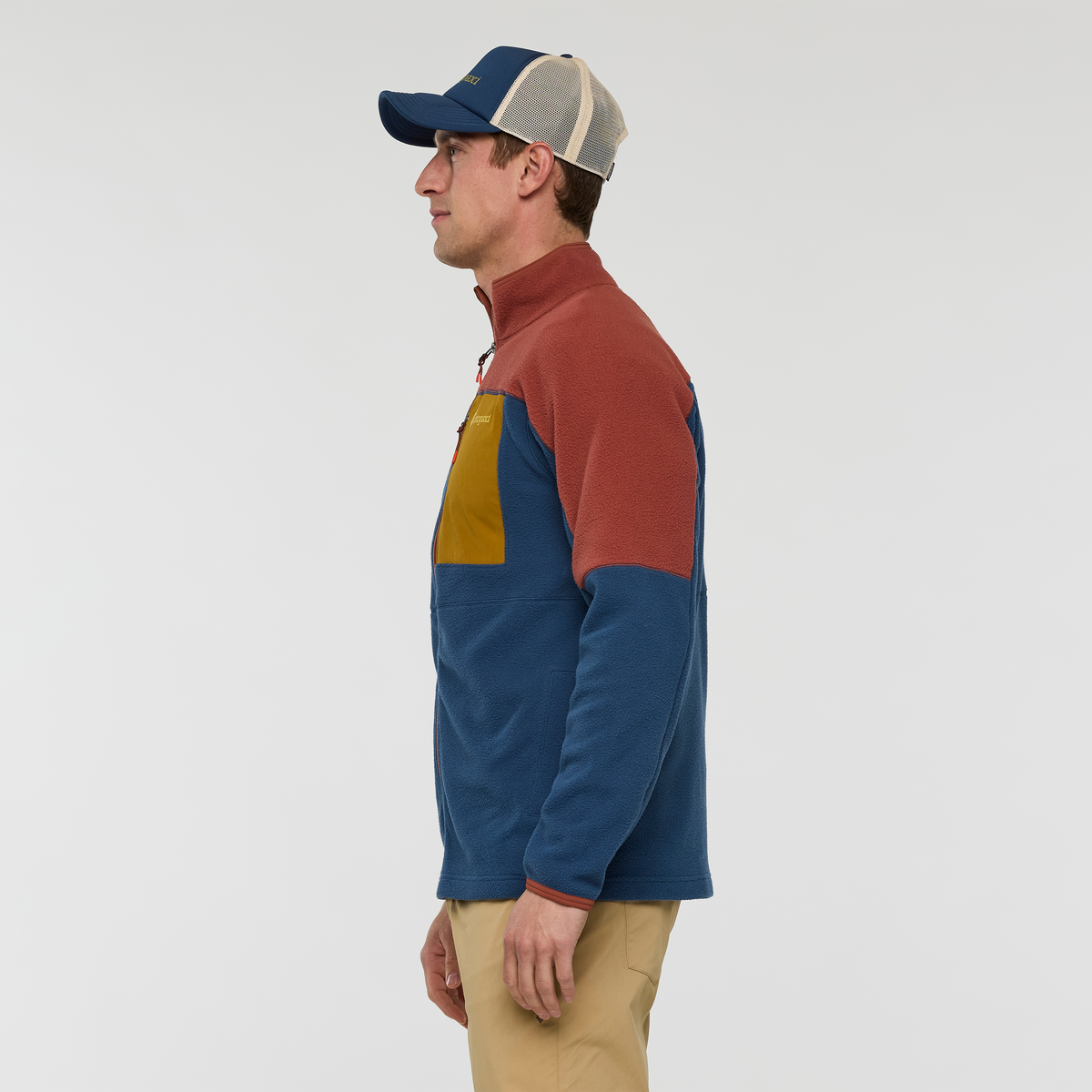 Abrazo Fleece Full-Zip Jacket - Men's - Nutmeg/Deep Sea - US 5360