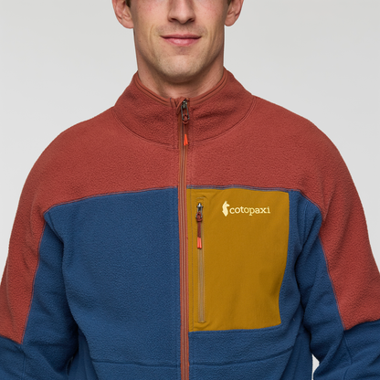 Abrazo Fleece Full-Zip Jacket - Men's - Nutmeg/Deep Sea - US 5360