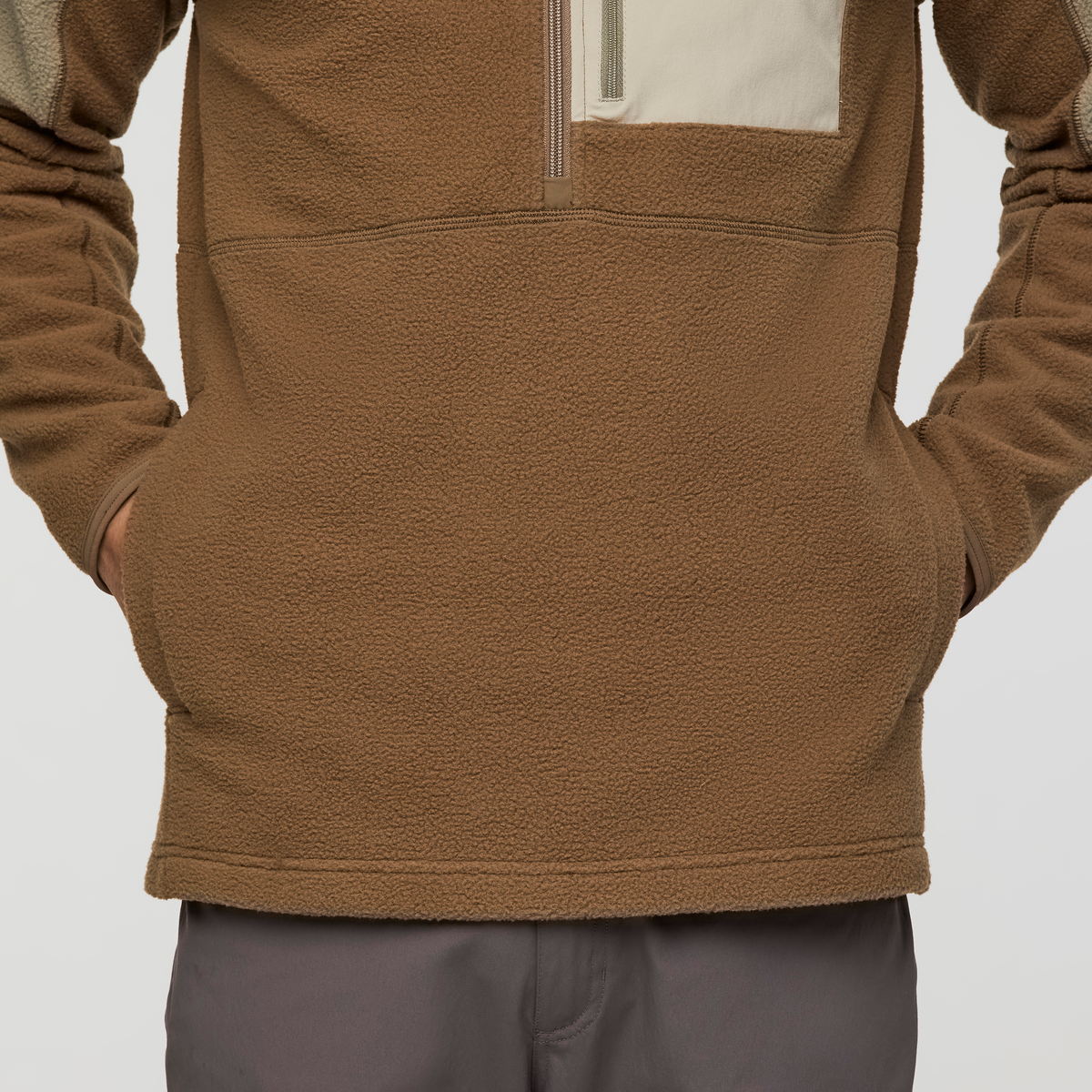 Abrazo Fleece Half-Zip Jacket - Men's - Stone/Dune - US 1735