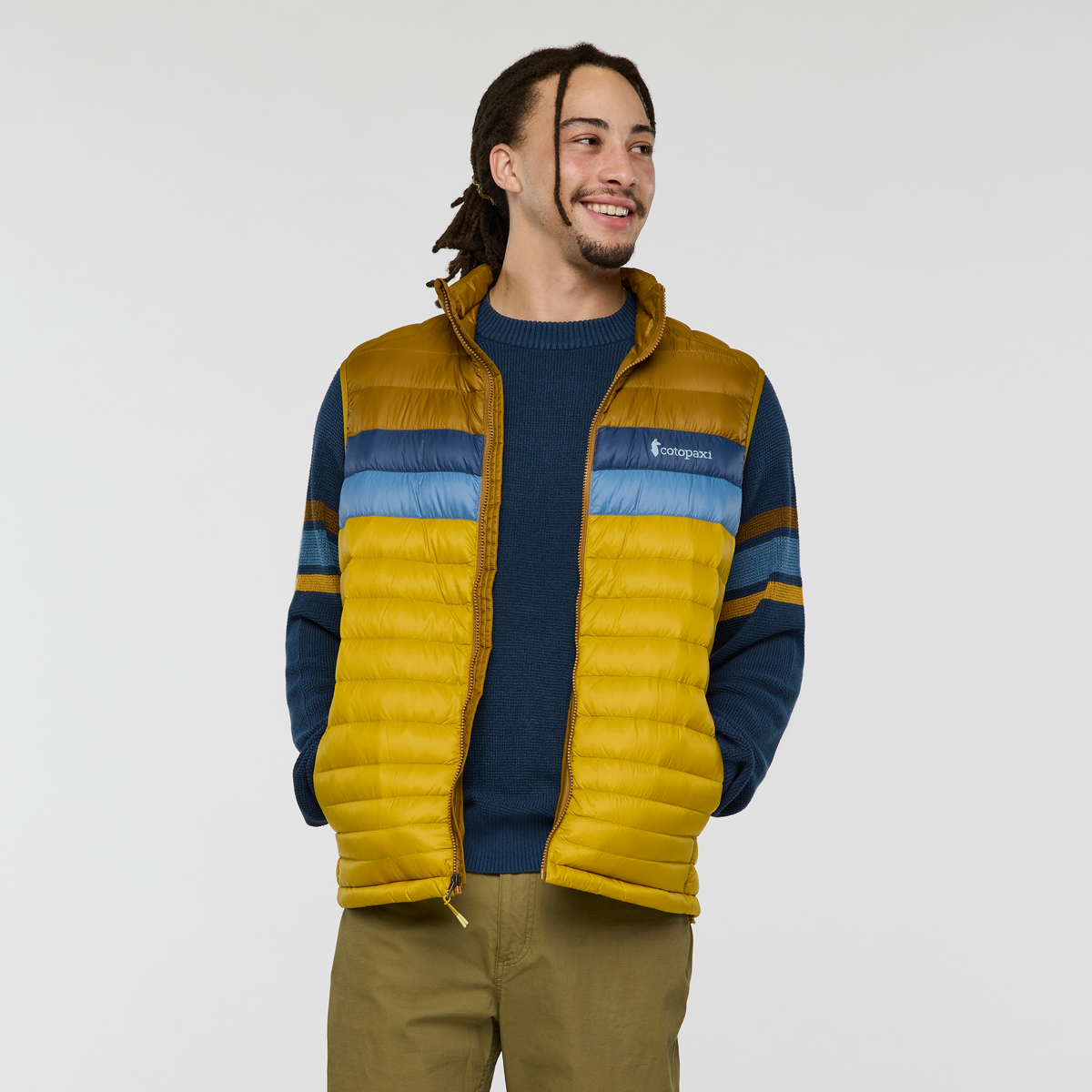 Fuego Down Vest - Men's - Bronze/Gold - US 6145