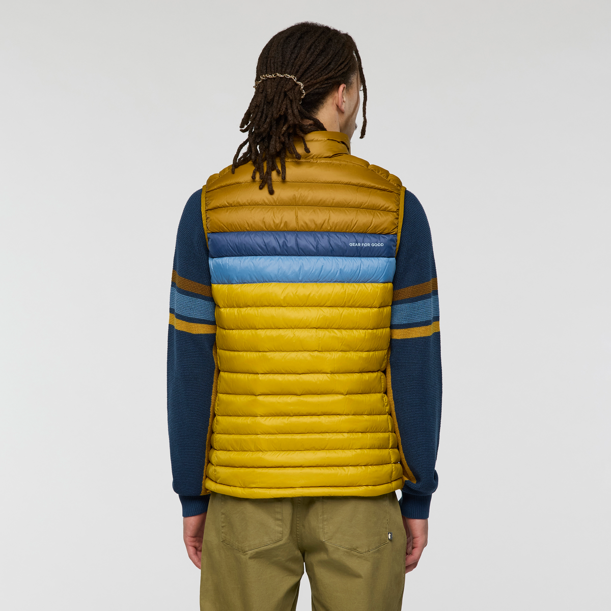 Fuego Down Vest - Men's - Bronze/Gold - US 6145