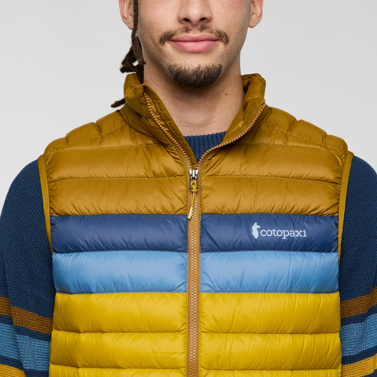 Fuego Down Vest - Men's - Bronze/Gold - US 6145