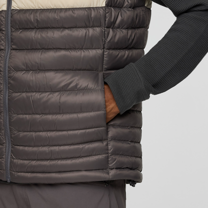 Fuego Down Vest - Men's - Cinder Stripes - US 3342