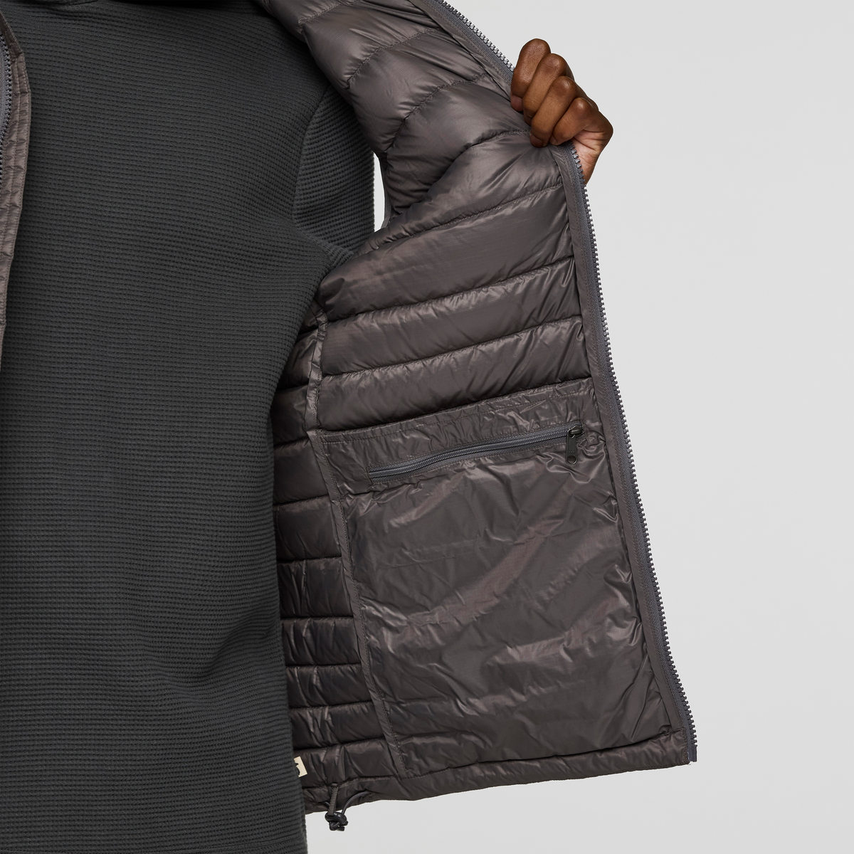 Fuego Down Vest - Men's - Cinder Stripes - US 3342